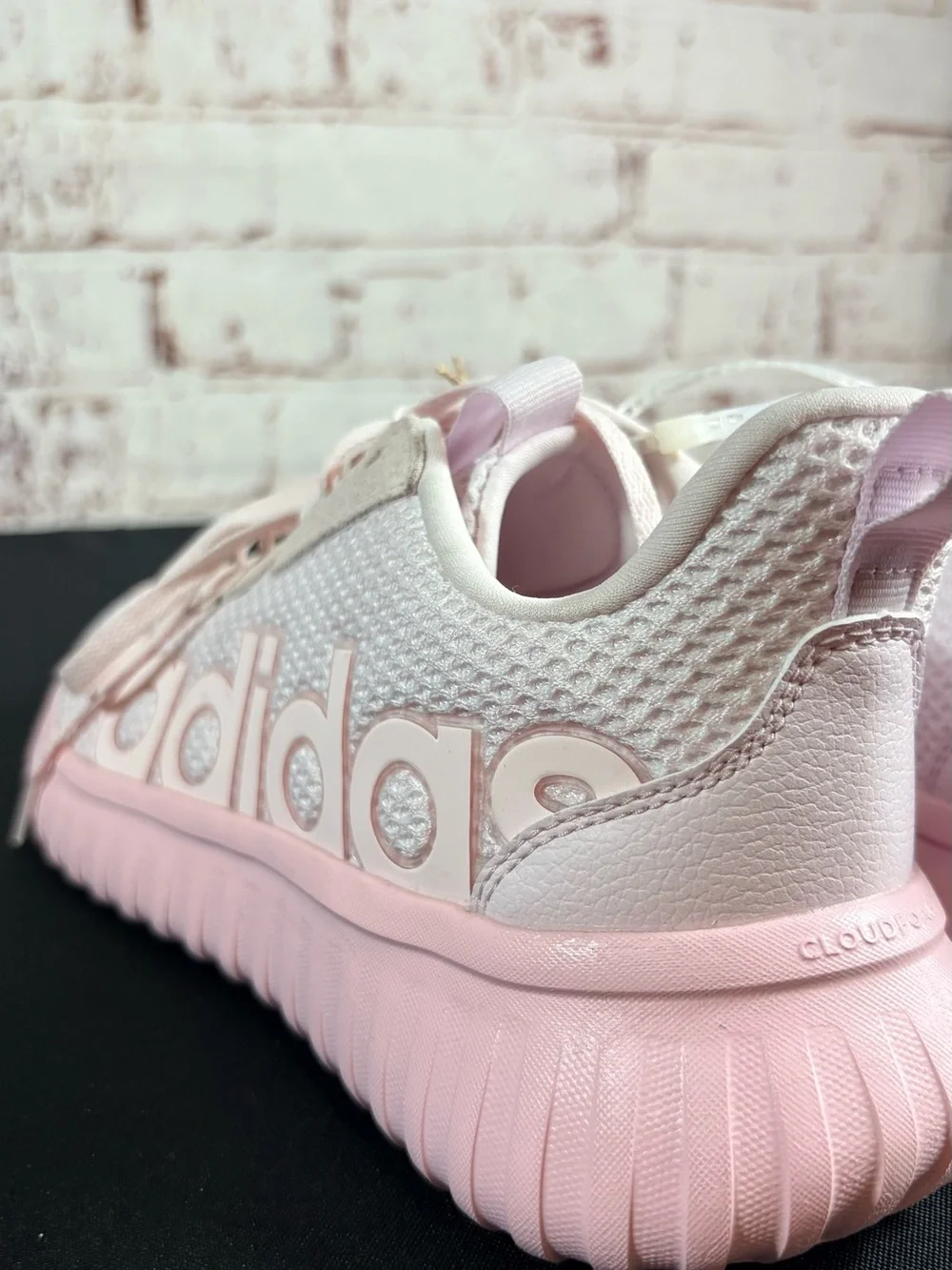 adidas Kids Pink Mesh Lightweight Sneakers